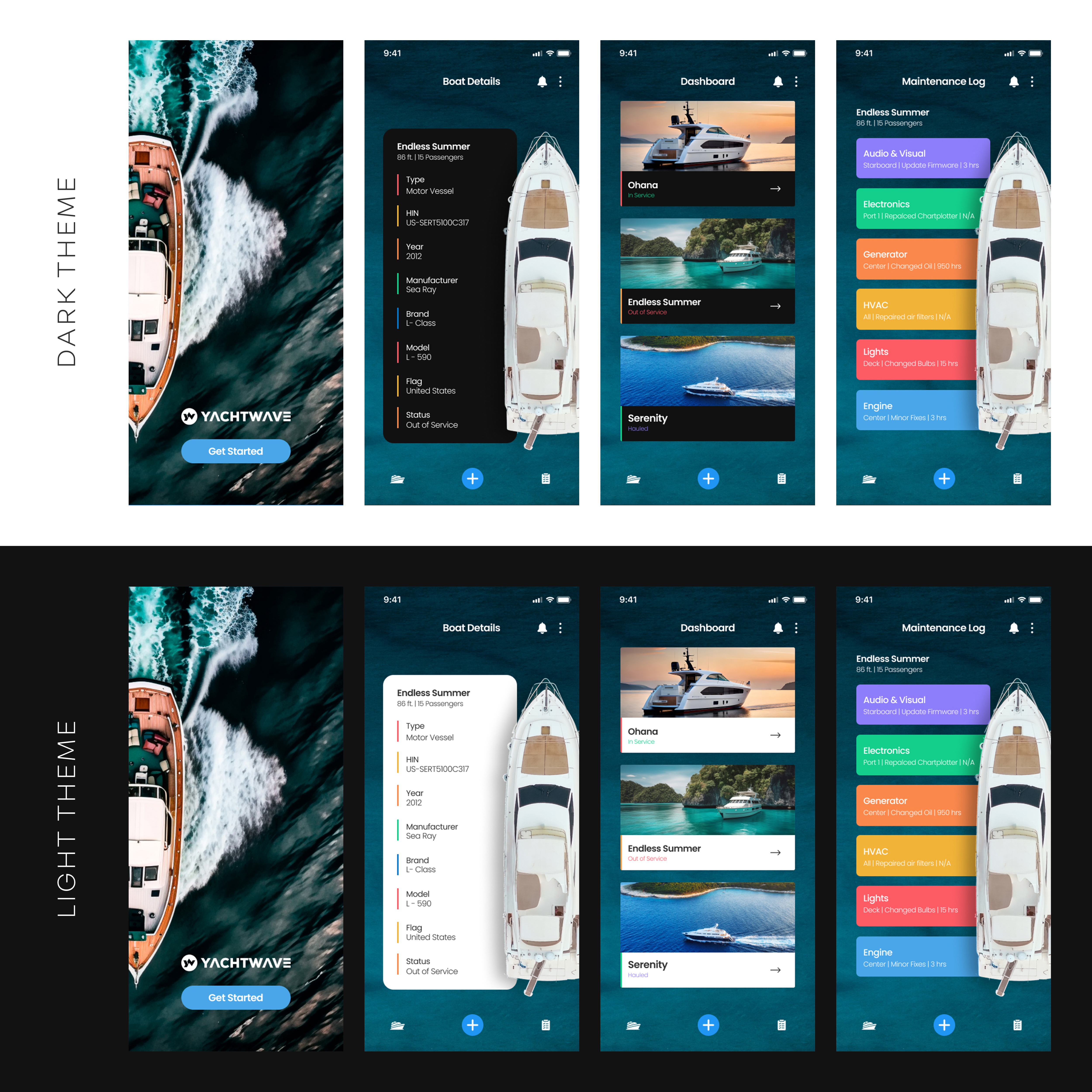 App Design by Graphic Guy for YachtWave | Design #30815141