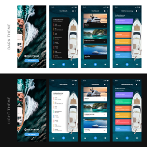 App Design by Graphic Guy for YachtWave | Design: #30815141