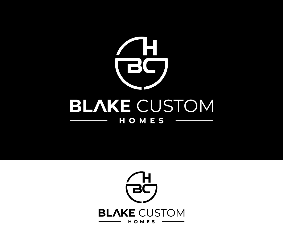 Logo Design by RS_Design for Blake Custom Homes | Design #30788890