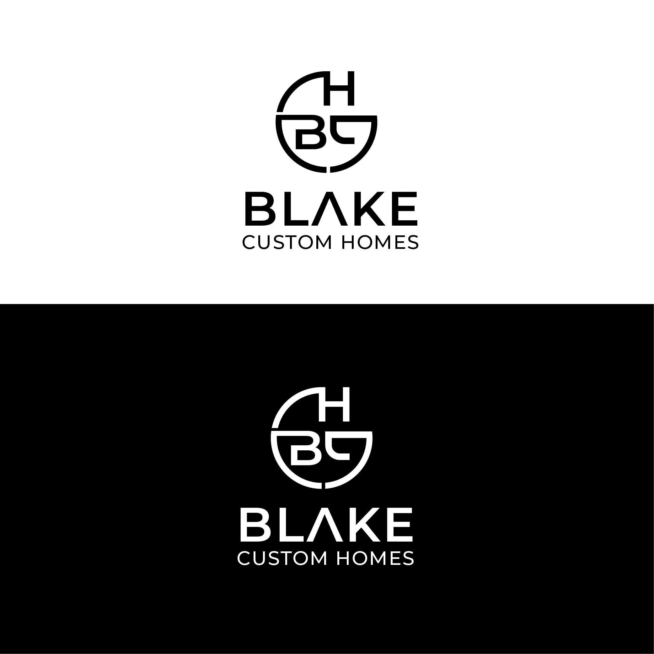 Logo Design by Graphixpointt for Blake Custom Homes | Design #30788441