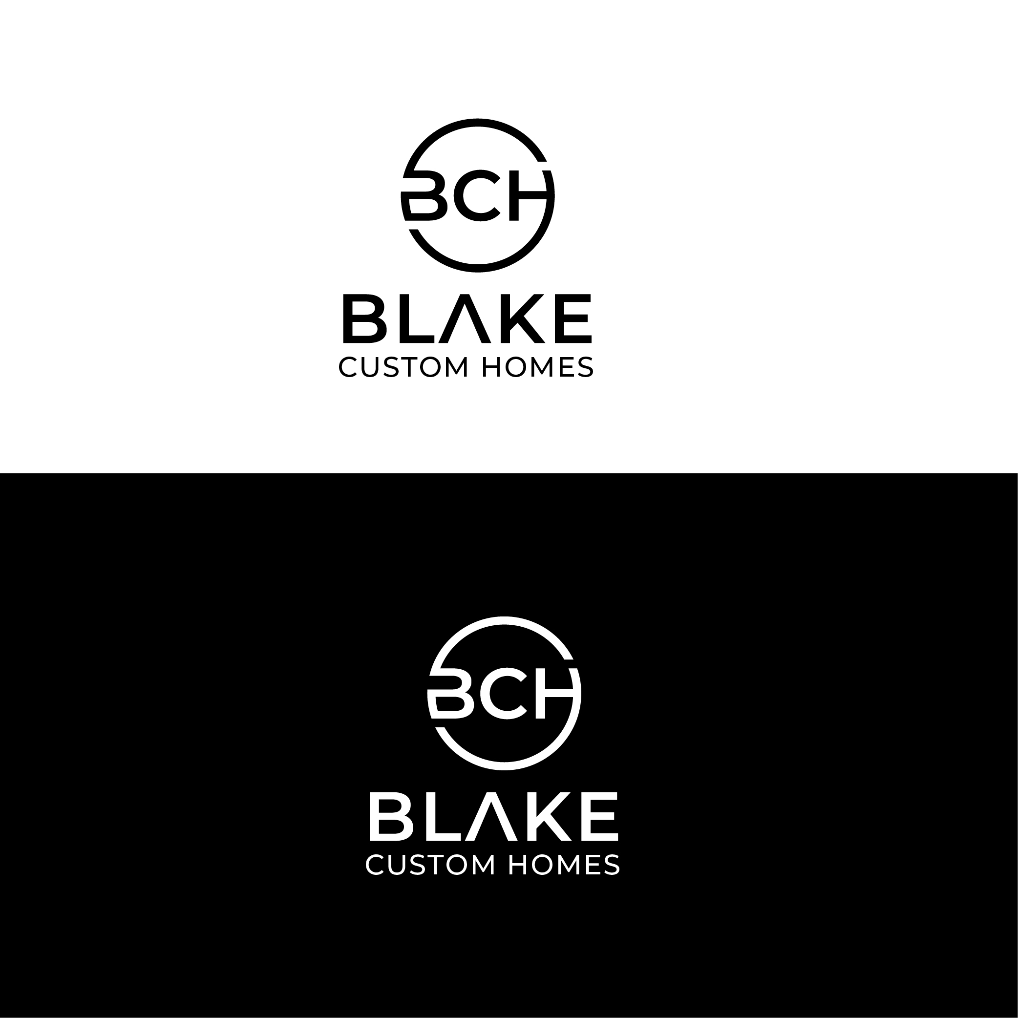 Logo Design by Graphixpointt for Blake Custom Homes | Design #30788542