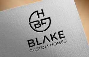 Logo Design by Graphixpointt for Blake Custom Homes | Design: #30788566