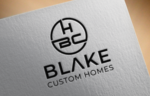 Logo Design by Graphixpointt for Blake Custom Homes | Design: #30788889