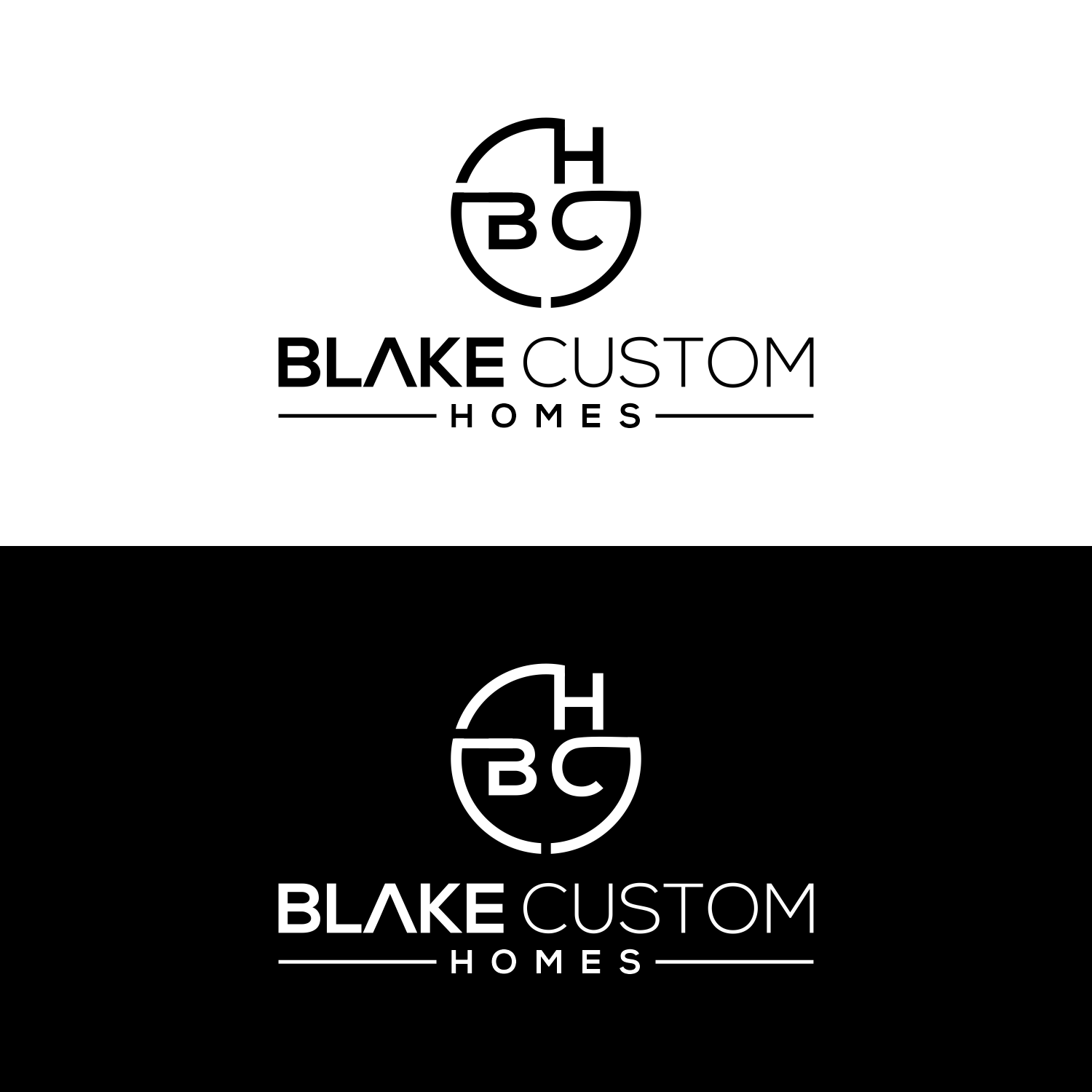 Logo Design by semarco for Blake Custom Homes | Design #30788517