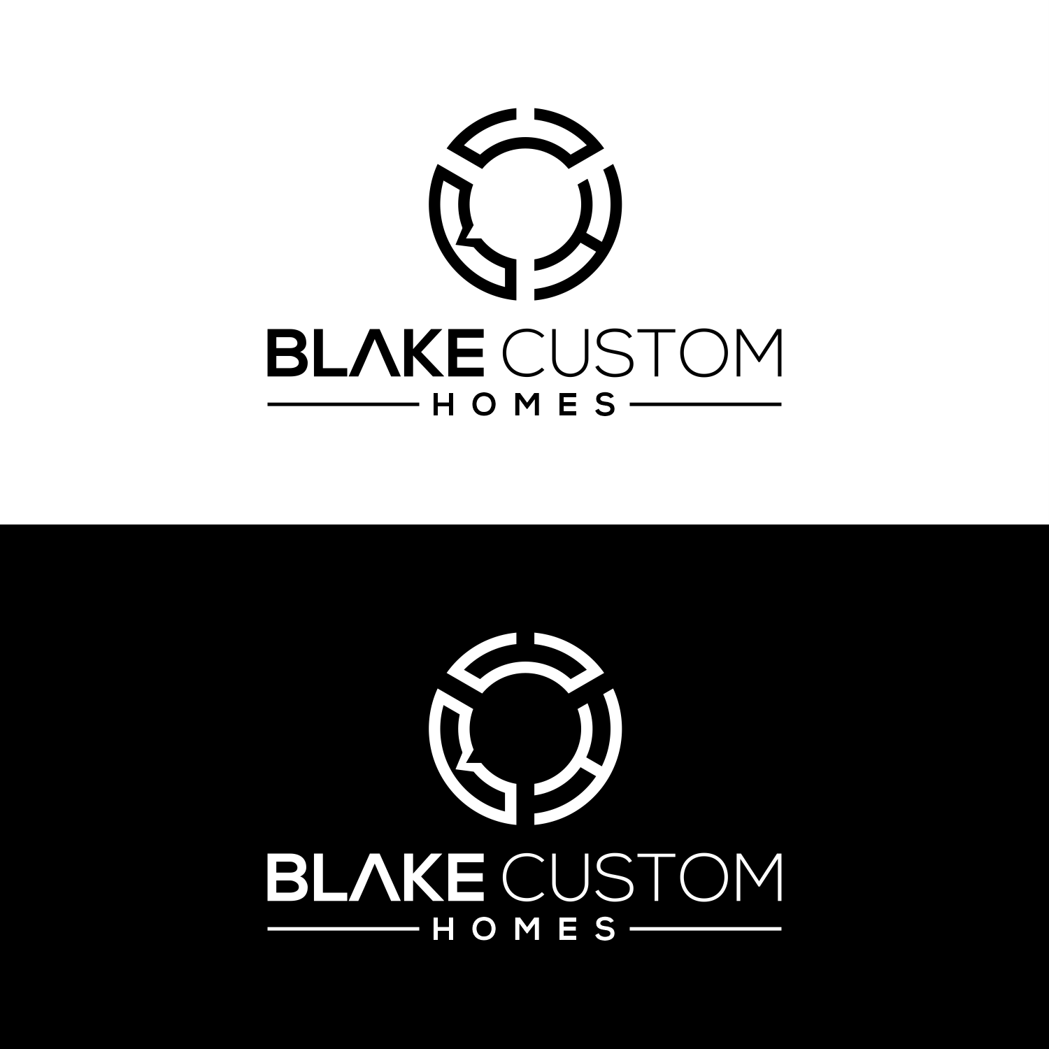 Logo Design by semarco for Blake Custom Homes | Design #30788518