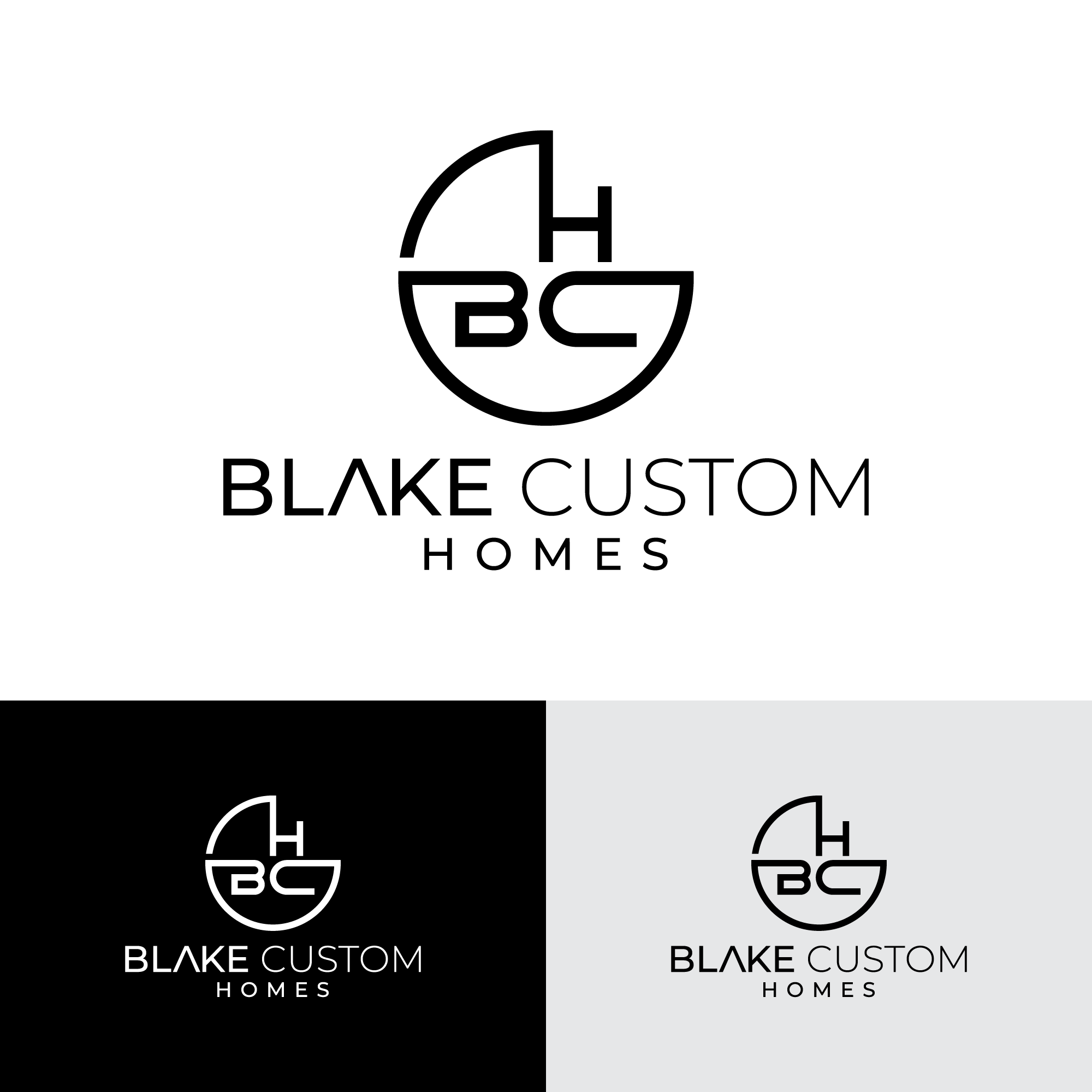Logo Design by Itadesign for Blake Custom Homes | Design #30793296
