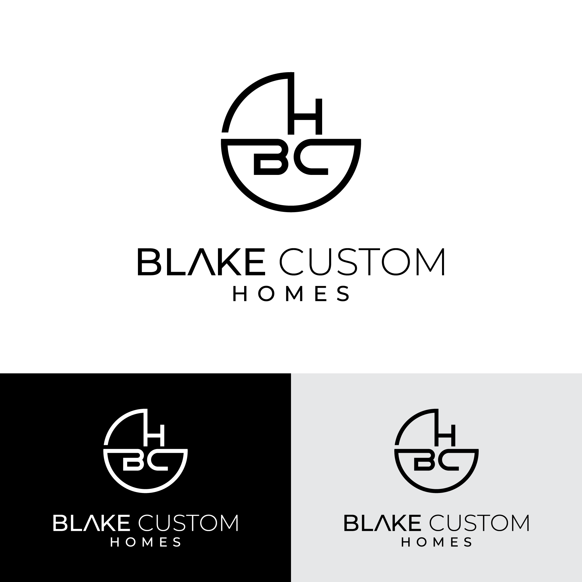 Logo Design by Itadesign for Blake Custom Homes | Design #30793297
