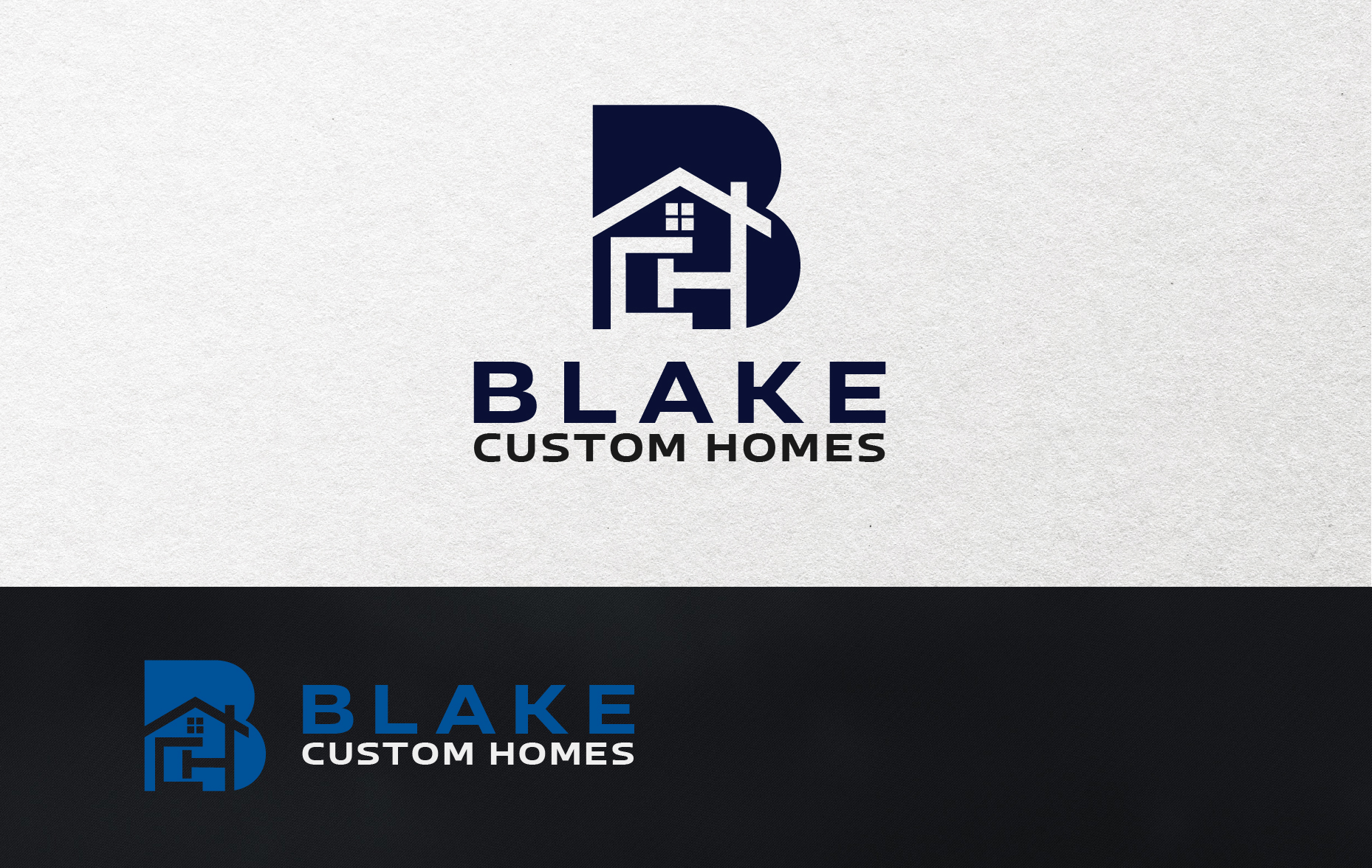Logo Design by got2believe for Blake Custom Homes | Design #30788900