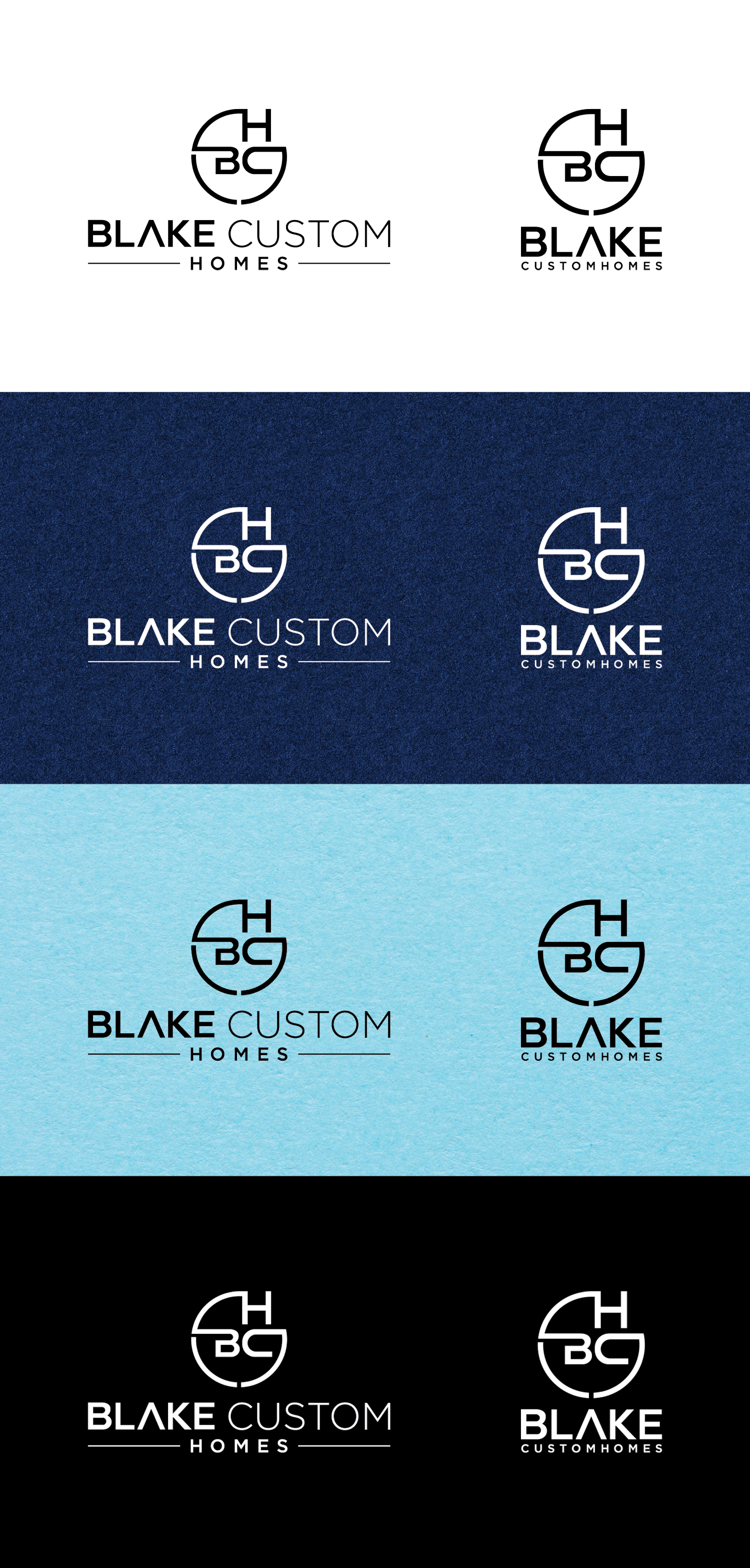 Logo Design by nitin.kondhare2010 for Blake Custom Homes | Design #30788913