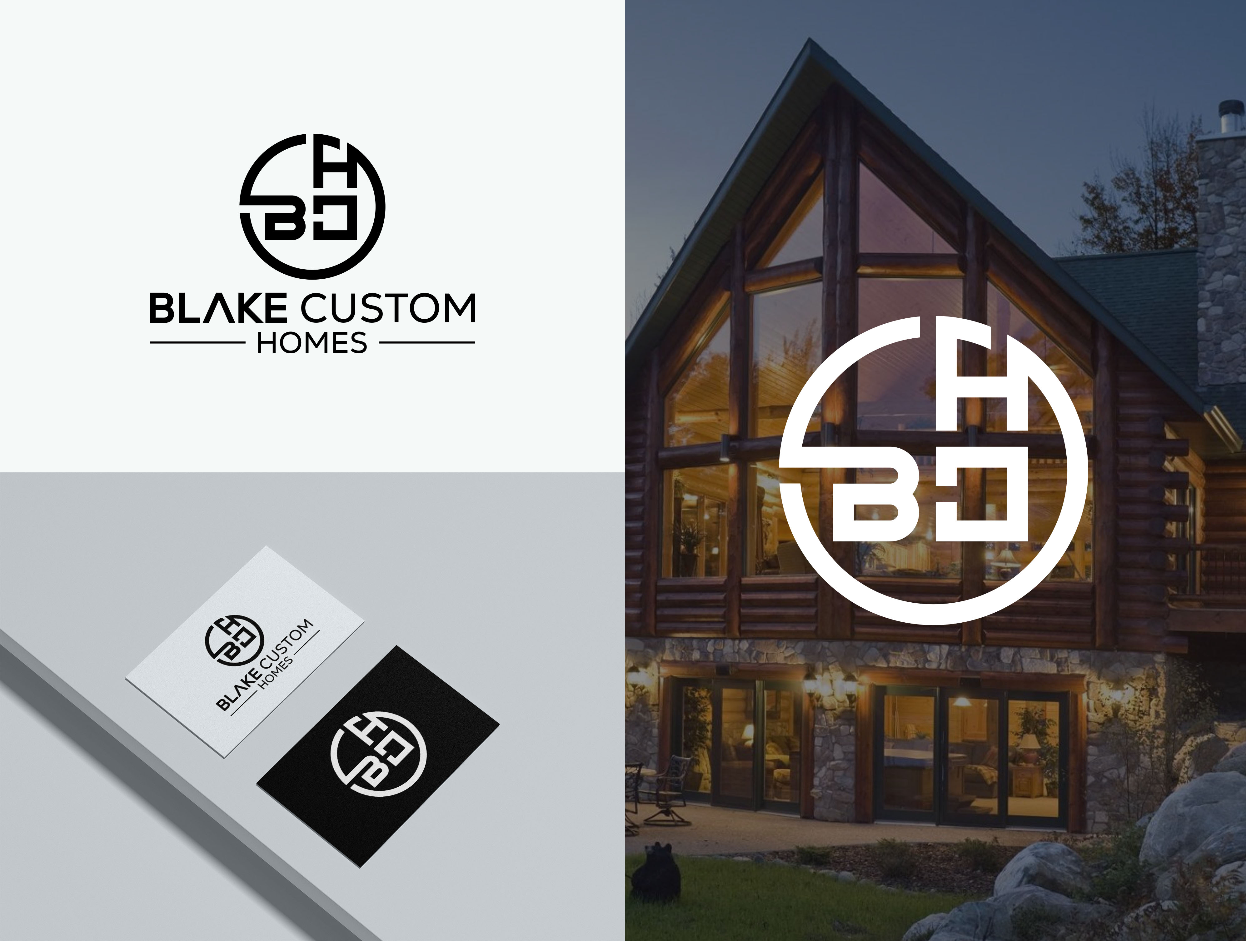Logo Design by aexoagency for Blake Custom Homes | Design #30788714