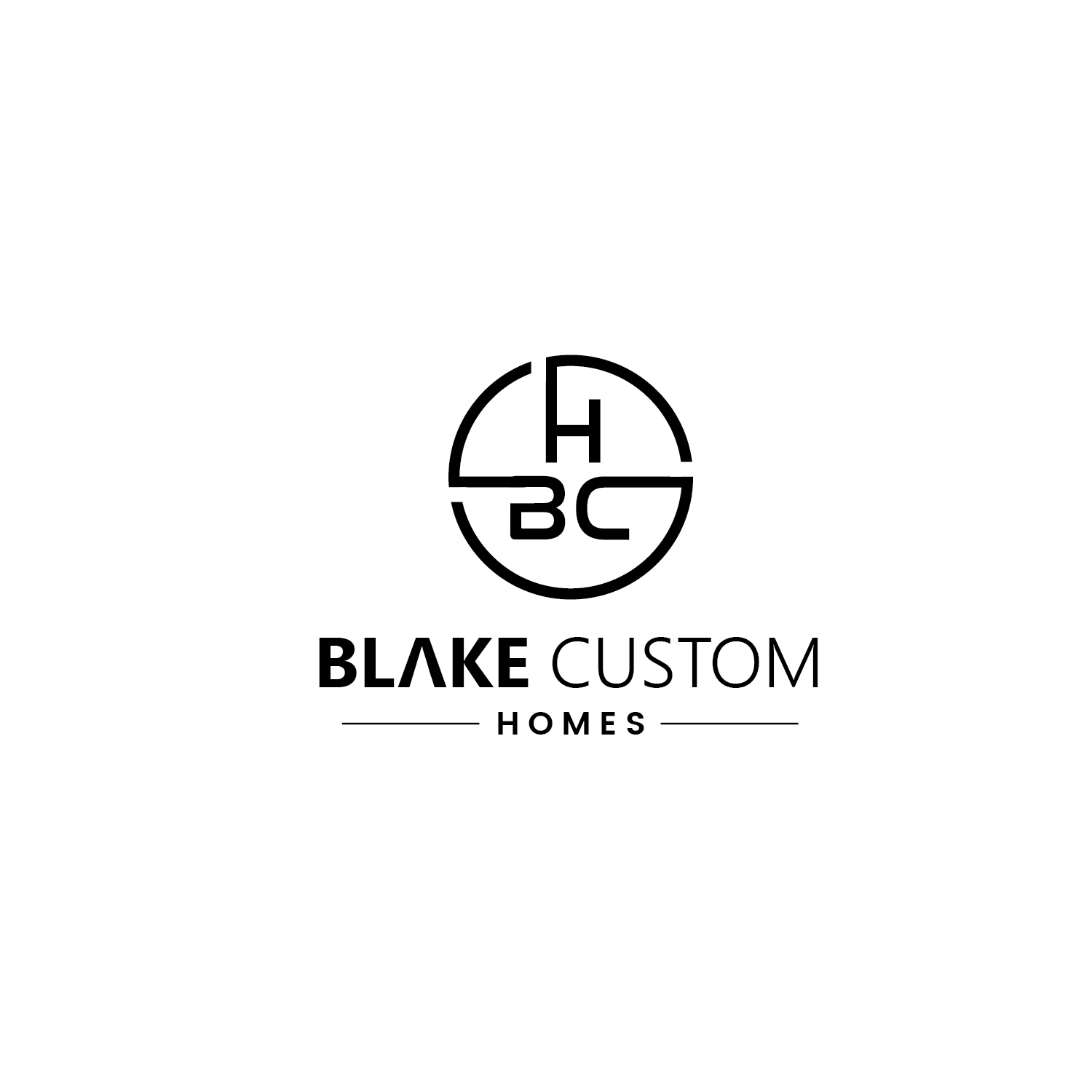 Logo Design by geni for Blake Custom Homes | Design #30788807