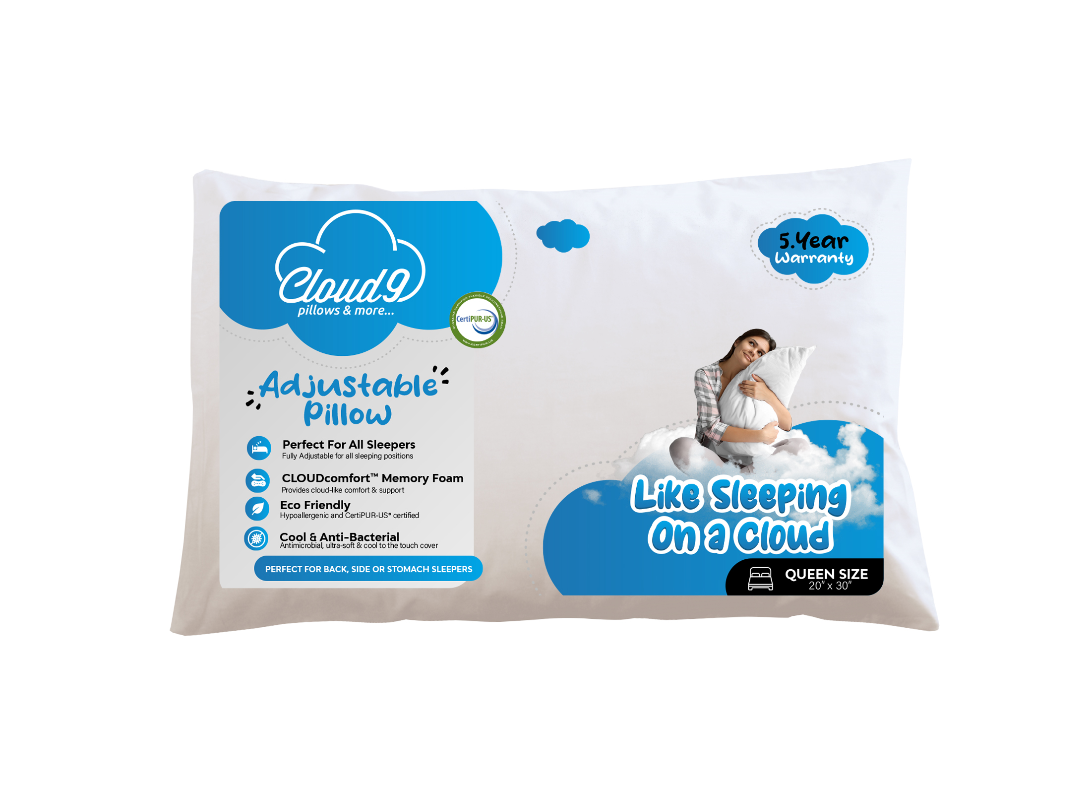 Packaging Design by davidsantacruz7 for Cloud 9 Cushions & More | Design #30793882
