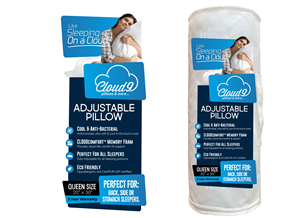 Packaging Design by davidsantacruz7 for Cloud 9 Cushions & More | Design: #30794452