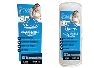 Packaging Design by davidsantacruz7 for Cloud 9 Cushions & More | Design: #30798131