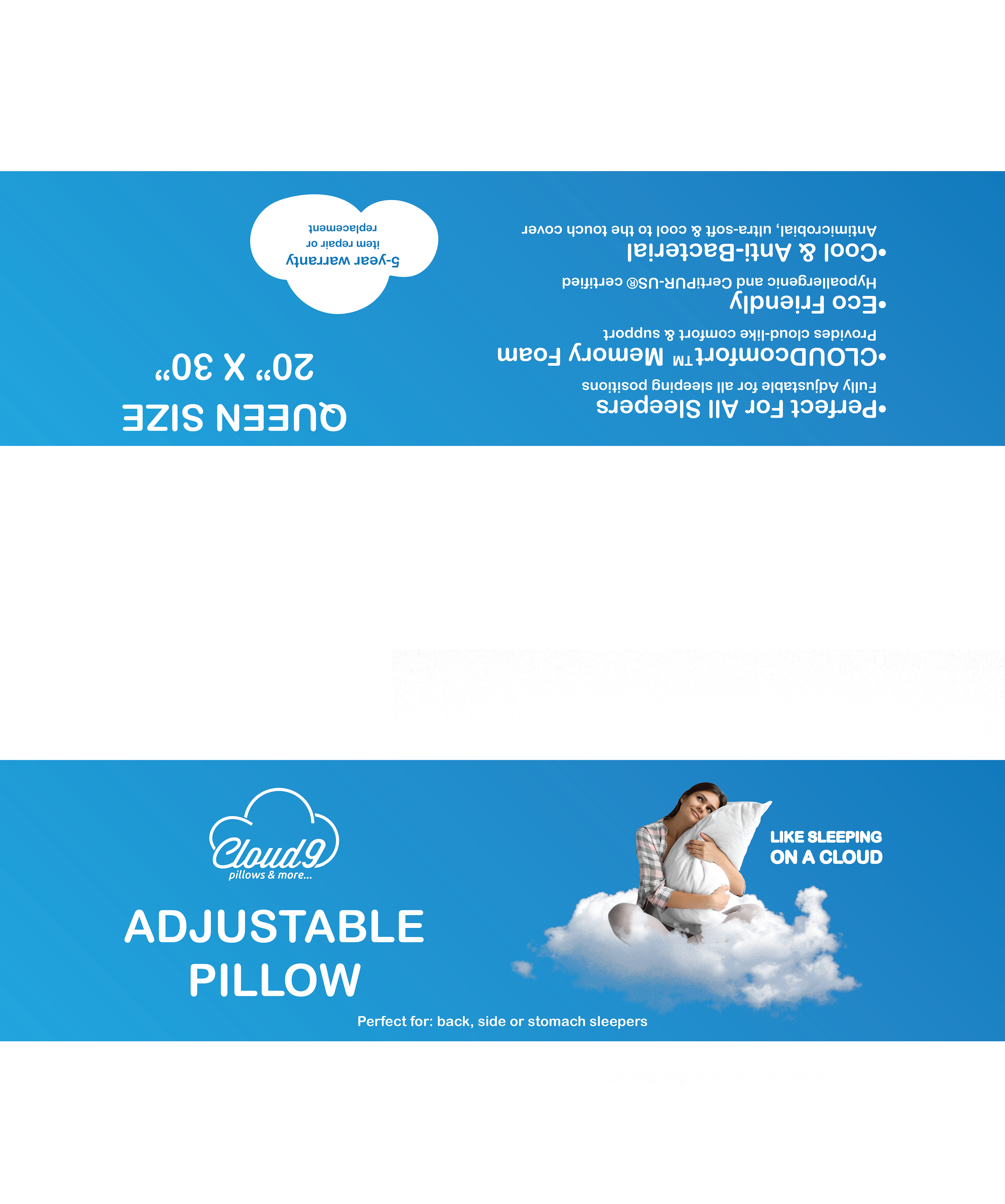 Packaging Design by Inaaina for Cloud 9 Cushions & More | Design #30792842