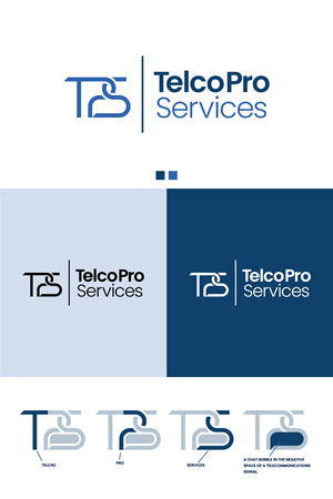 Logo-Design von Duvai Studio für Telco Pro Services | Design: #30802194