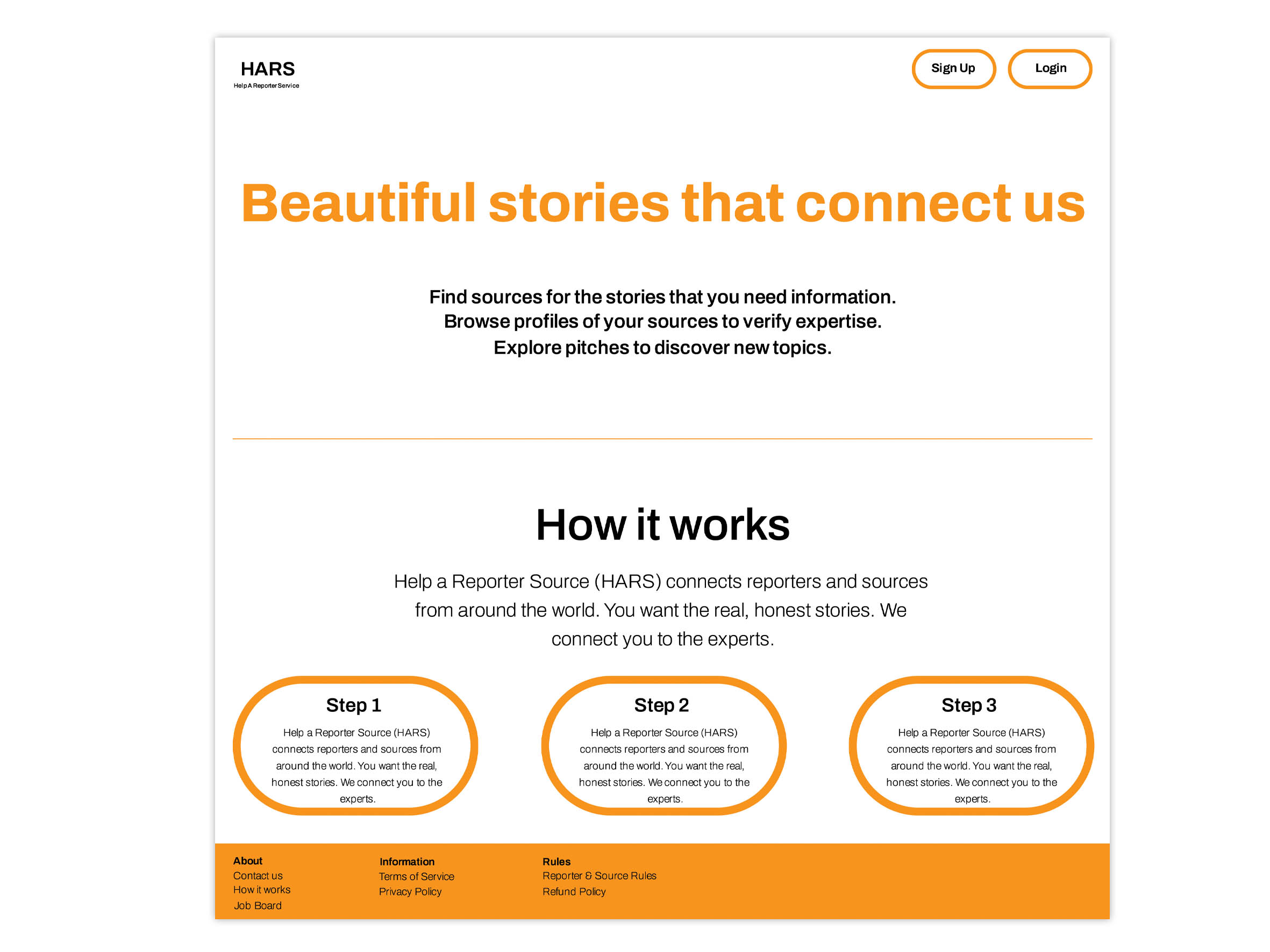 Web Design by jack.grant52 for HelpaReporterSource.com | Design #30832230