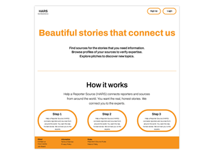 Web Design by jack.grant52 for HelpaReporterSource.com | Design: #30832230