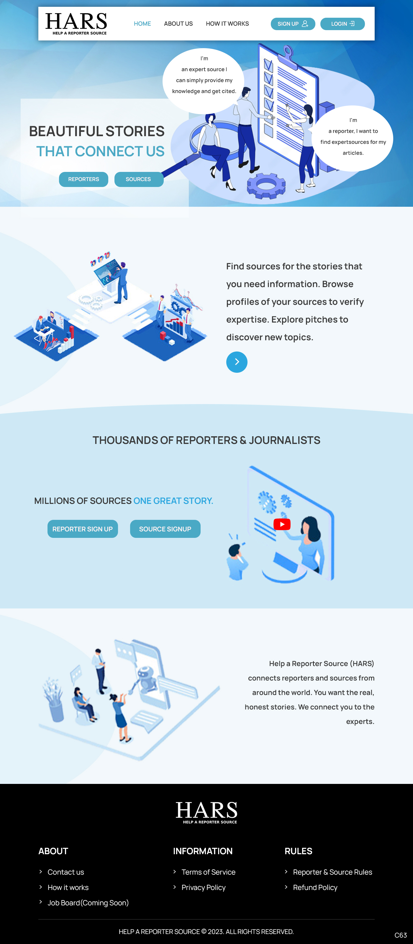 Web Design by pb for HelpaReporterSource.com | Design #30808944