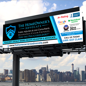 Billboard Design by Designers Hub for The HomeOwner's Advocate | Design: #30803247