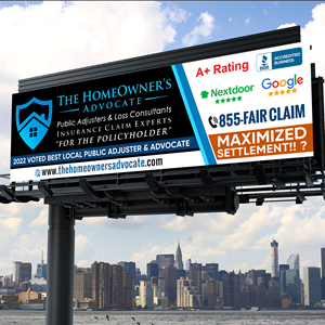 Billboard Design by Designers Hub for The HomeOwner's Advocate | Design: #30938114