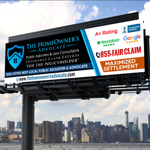 Billboard Design by Designers Hub for The HomeOwner's Advocate | Design: #30939532