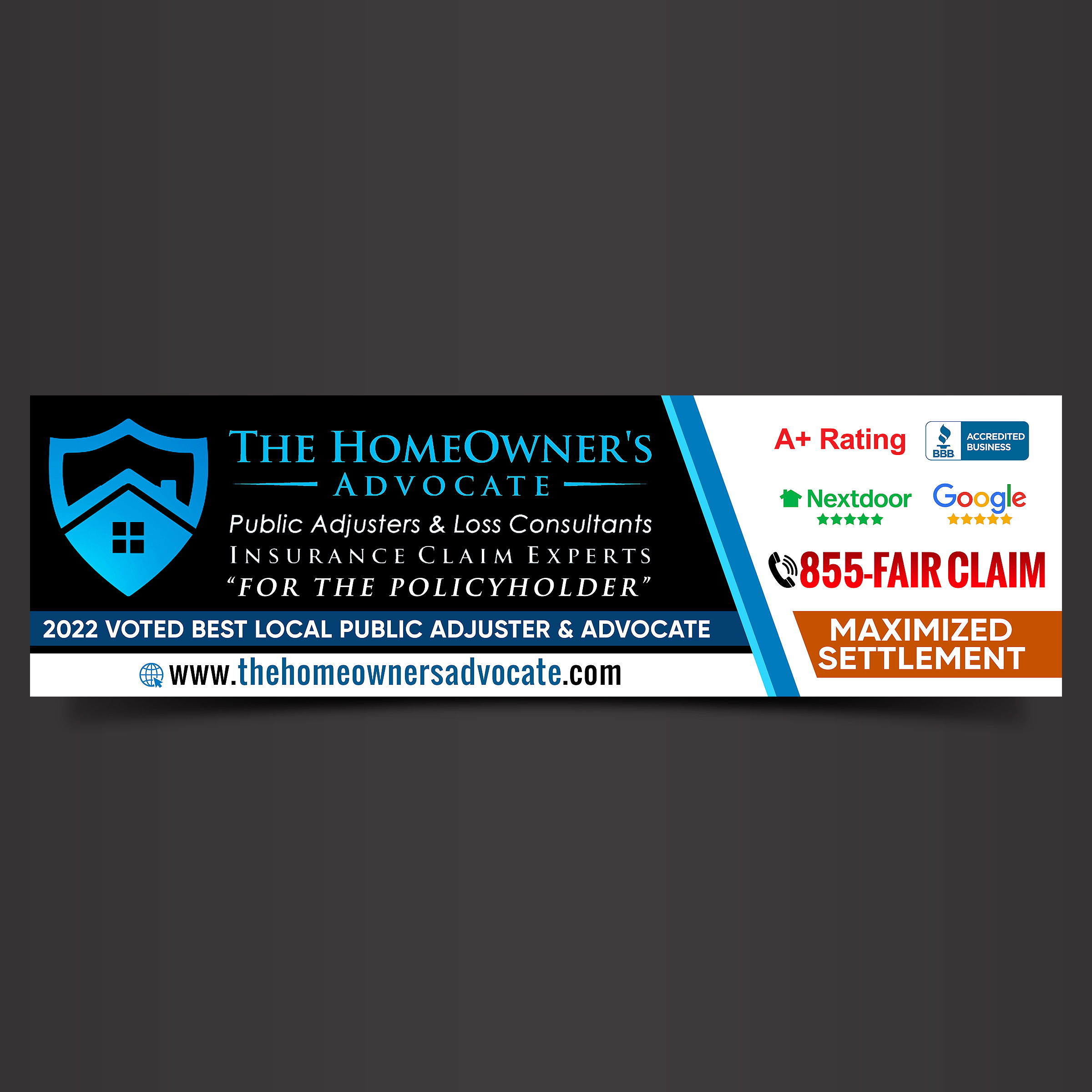 Billboard Design by Designers Hub for The HomeOwner's Advocate | Design #30945430