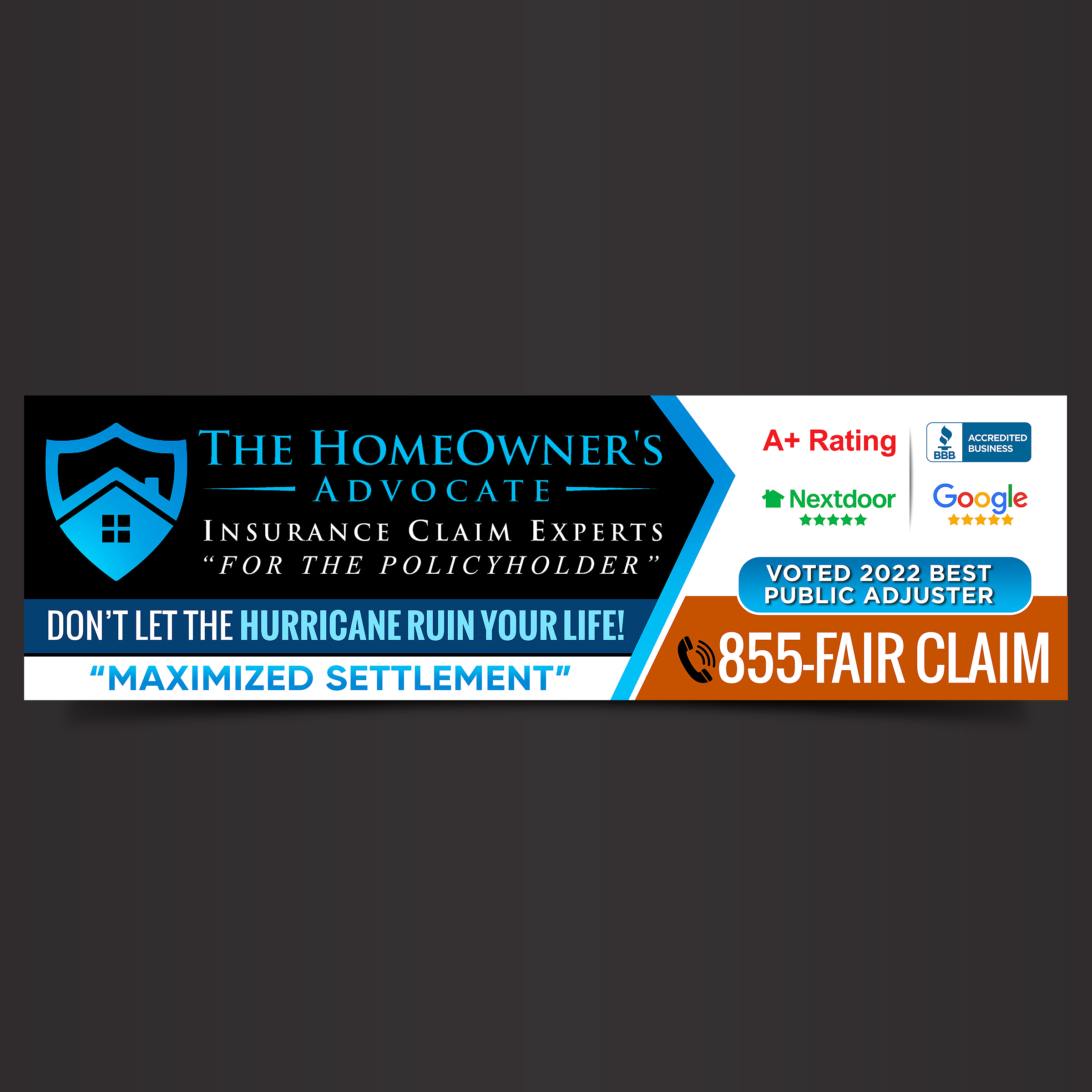 Billboard Design by Designers Hub for The HomeOwner's Advocate | Design #30970045