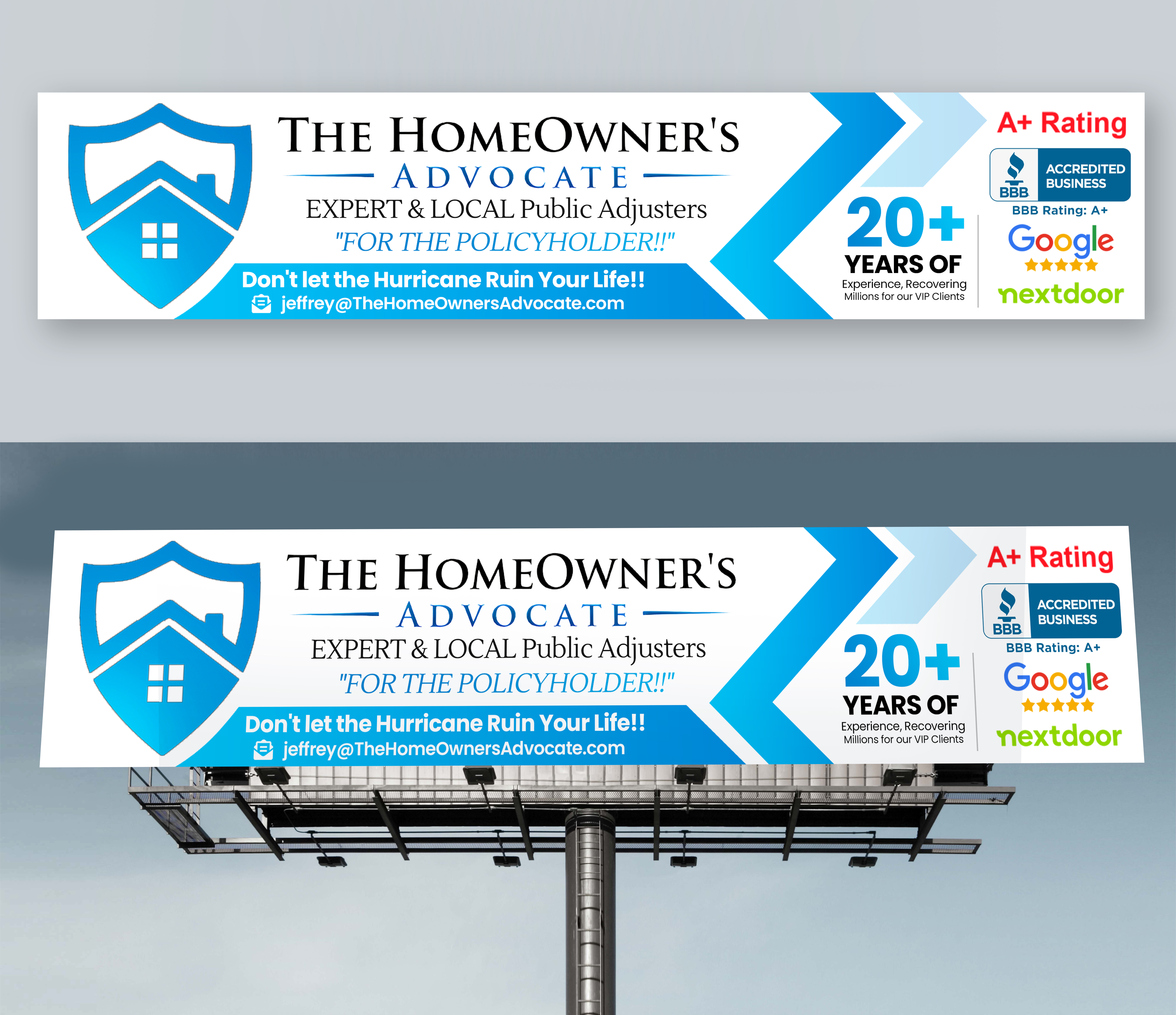 Diseño de Cartelera por Md. Humayun para The HomeOwner's Advocate | Diseño #30830677