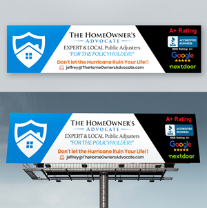 Billboard Design by Md. Humayun for The HomeOwner's Advocate | Design: #30830680