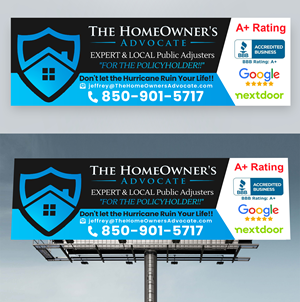 Billboard Design by Md. Humayun for The HomeOwner's Advocate | Design: #30834317