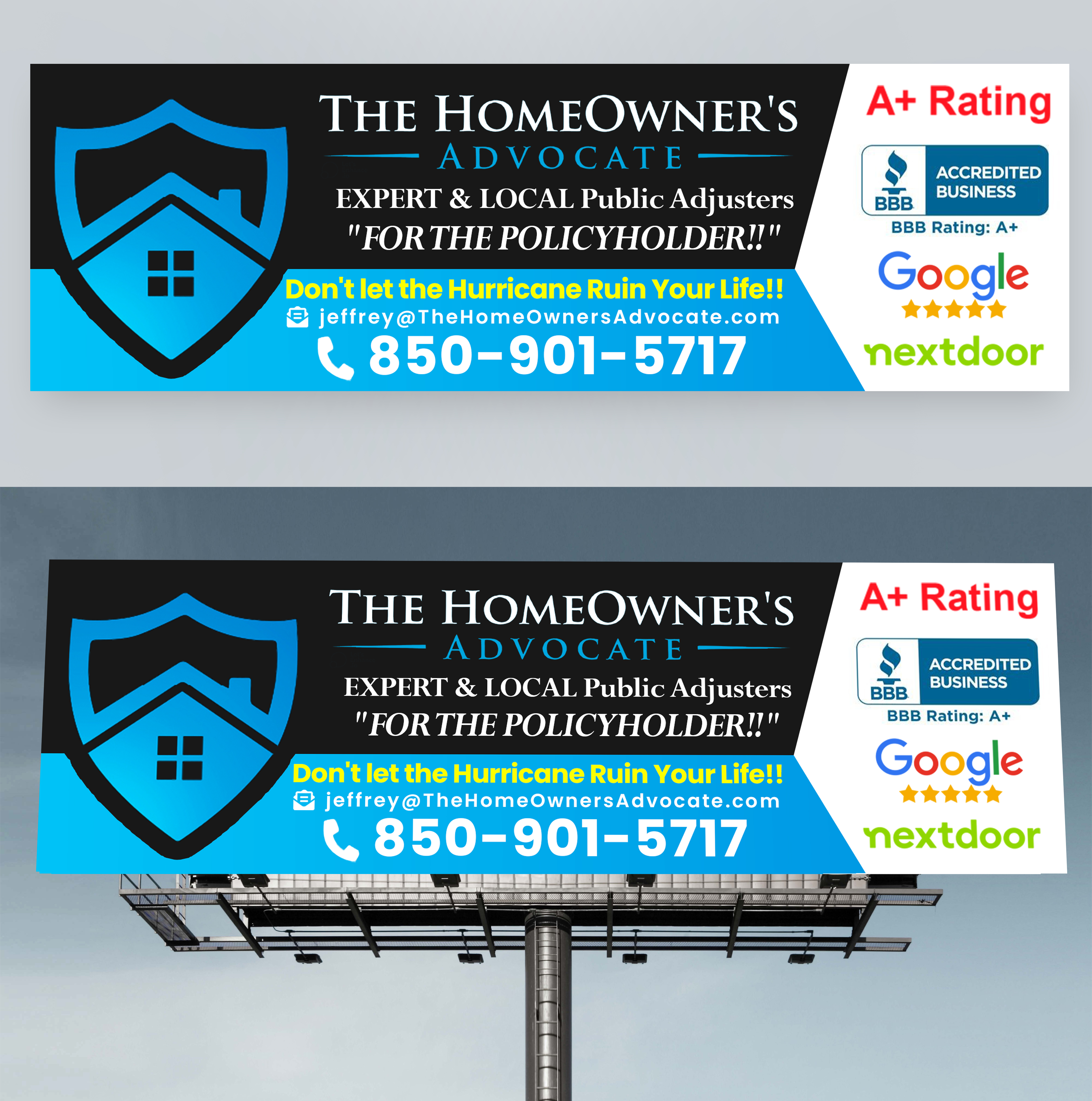 Billboard Design by Md. Humayun for The HomeOwner's Advocate | Design #30836610