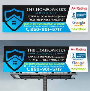 Billboard Design by Md. Humayun for The HomeOwner's Advocate | Design: #30836610