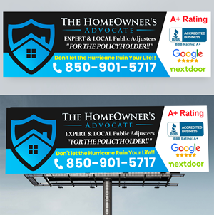 Billboard Design by Md. Humayun for The HomeOwner's Advocate | Design: #30836628