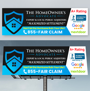 Billboard Design by Md. Humayun for The HomeOwner's Advocate | Design: #30955031