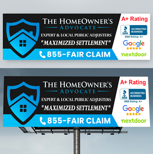 Billboard Design by Md. Humayun for The HomeOwner's Advocate | Design: #30960117