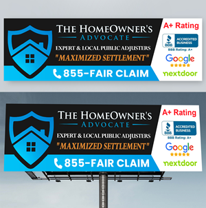 Billboard Design by Md. Humayun for The HomeOwner's Advocate | Design: #30960120