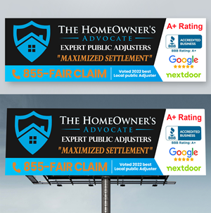 Billboard Design by Md. Humayun for The HomeOwner's Advocate | Design: #30965591