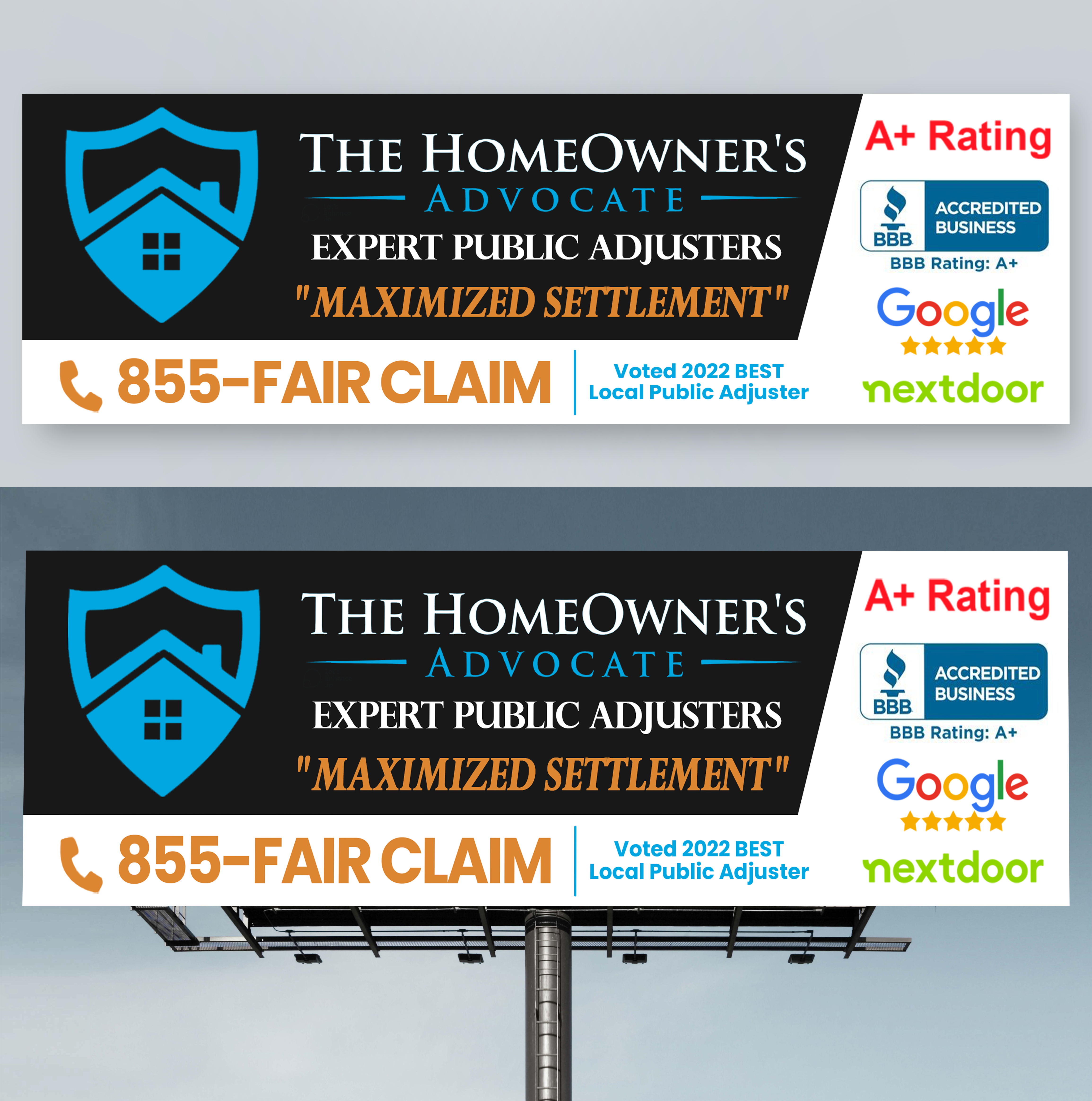 Billboard Design by Md. Humayun for The HomeOwner's Advocate | Design #30965792