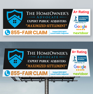 Billboard Design by Md. Humayun for The HomeOwner's Advocate | Design: #30969019