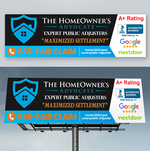 Billboard Design by Md. Humayun for The HomeOwner's Advocate | Design: #30969020
