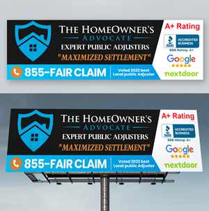 Billboard Design by Md. Humayun for The HomeOwner's Advocate | Design: #30969145