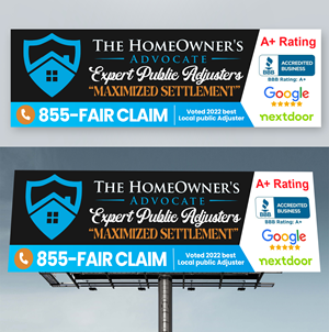Billboard Design by Md. Humayun for The HomeOwner's Advocate | Design: #30979051
