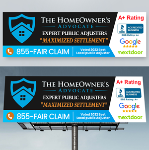 Billboard Design by Md. Humayun for The HomeOwner's Advocate | Design: #30983312