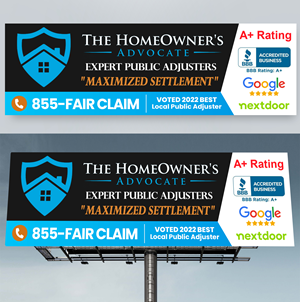 Billboard Design by Md. Humayun for The HomeOwner's Advocate | Design: #30990437