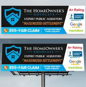 Billboard Design by Md. Humayun for The HomeOwner's Advocate | Design: #31023415