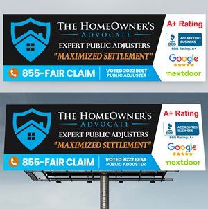 Billboard Design by Md. Humayun for The HomeOwner's Advocate | Design: #31023436