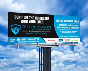 Billboard Design by WellDesign for The HomeOwner's Advocate | Design: #30802909