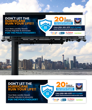 Billboard Design by debdesign for The HomeOwner's Advocate | Design: #30811551