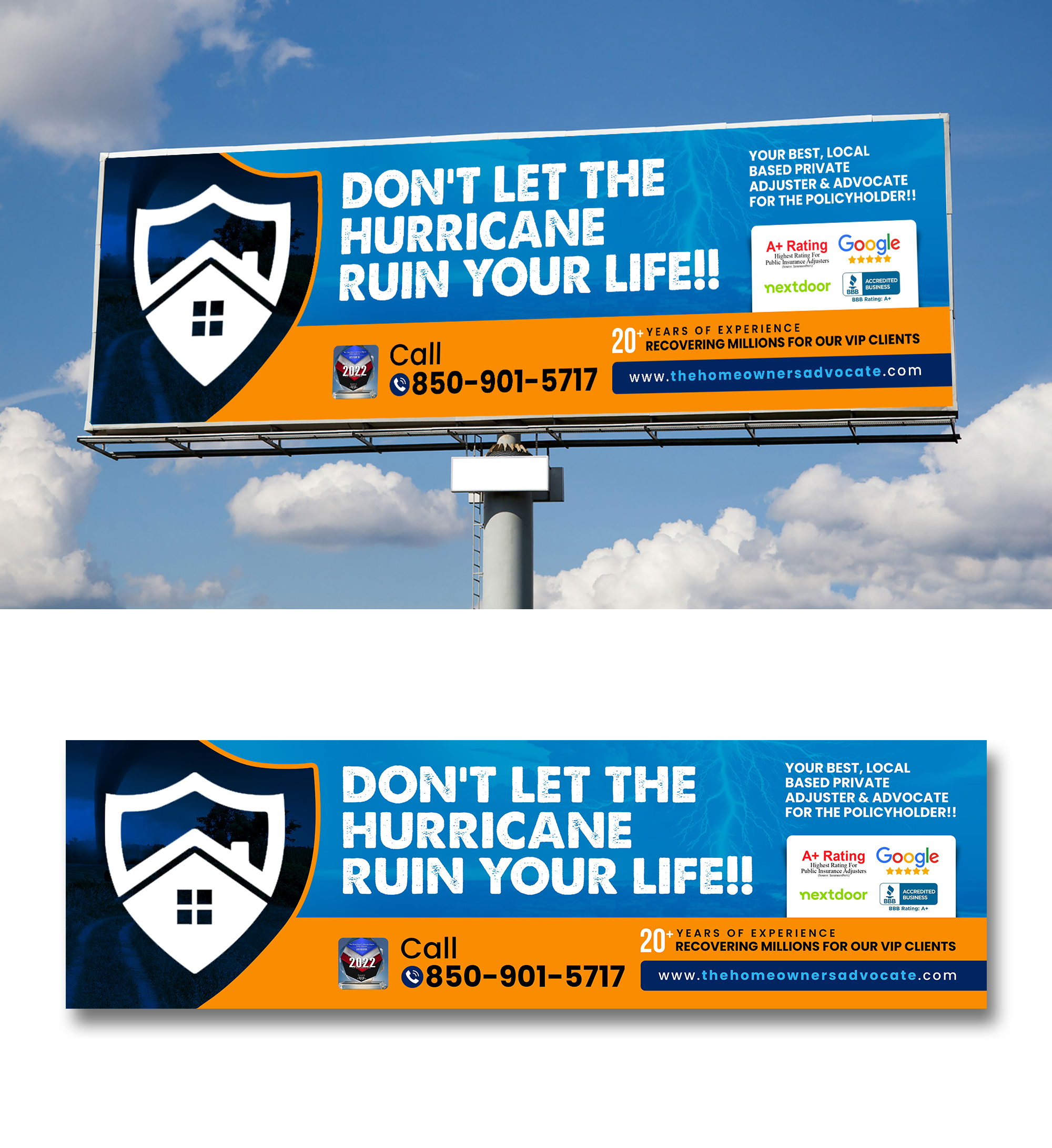 Billboard Design by debdesign for The HomeOwner's Advocate | Design #30811796